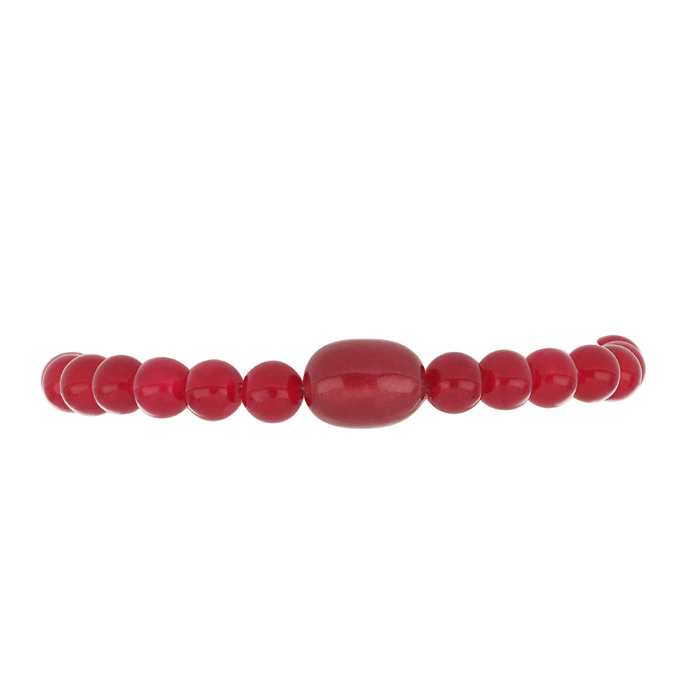 Pulseira com Ónix cor-de-rosa 2 