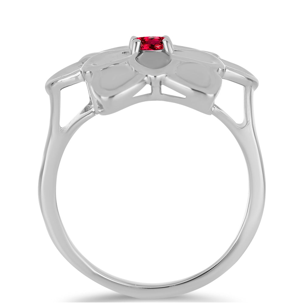 Anel de Prata com Rubelita das Minas do Cruzeiro  Contraste: Cabeca de Veado (800) 2 