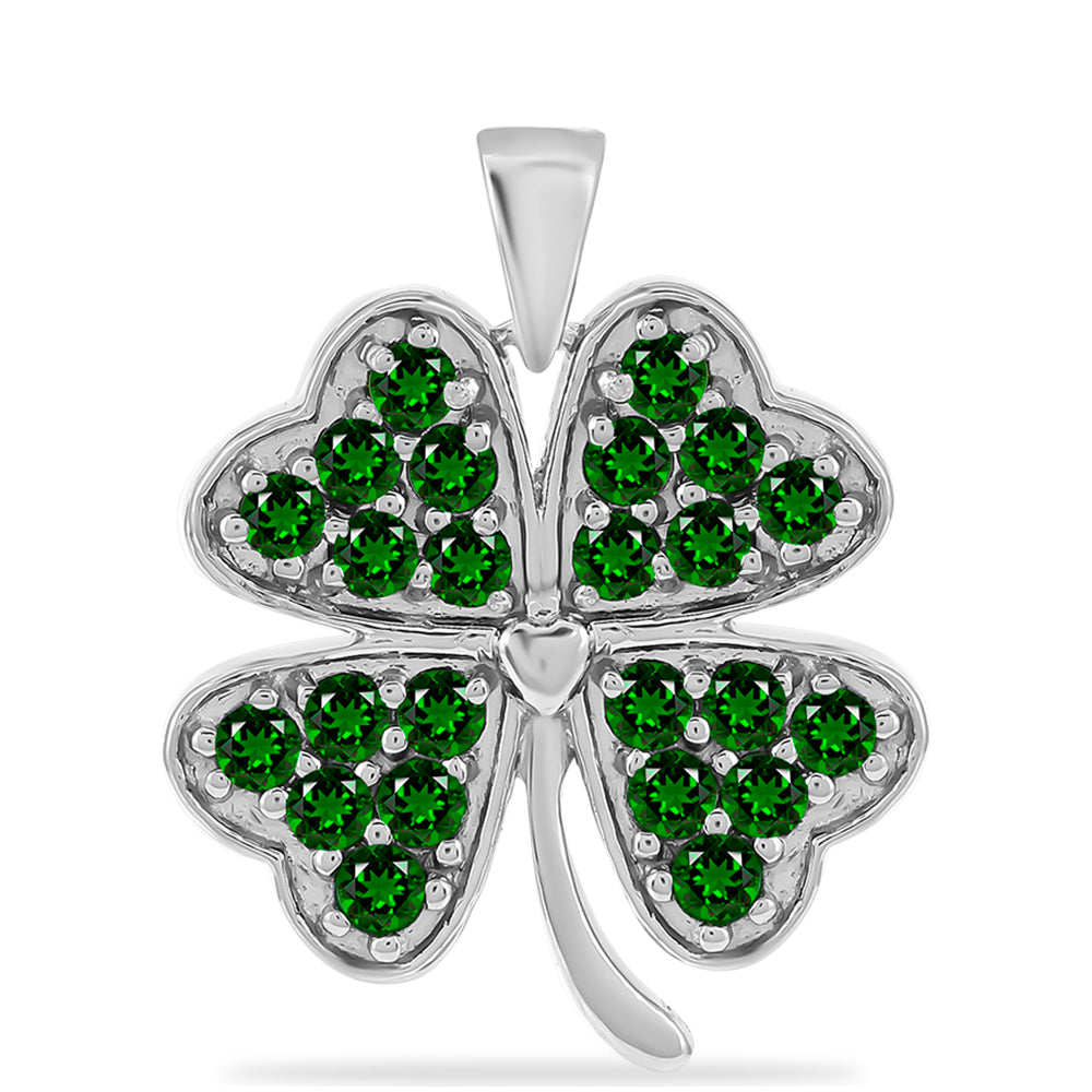 Pendente de Prata com Diópsido Crómio 1 