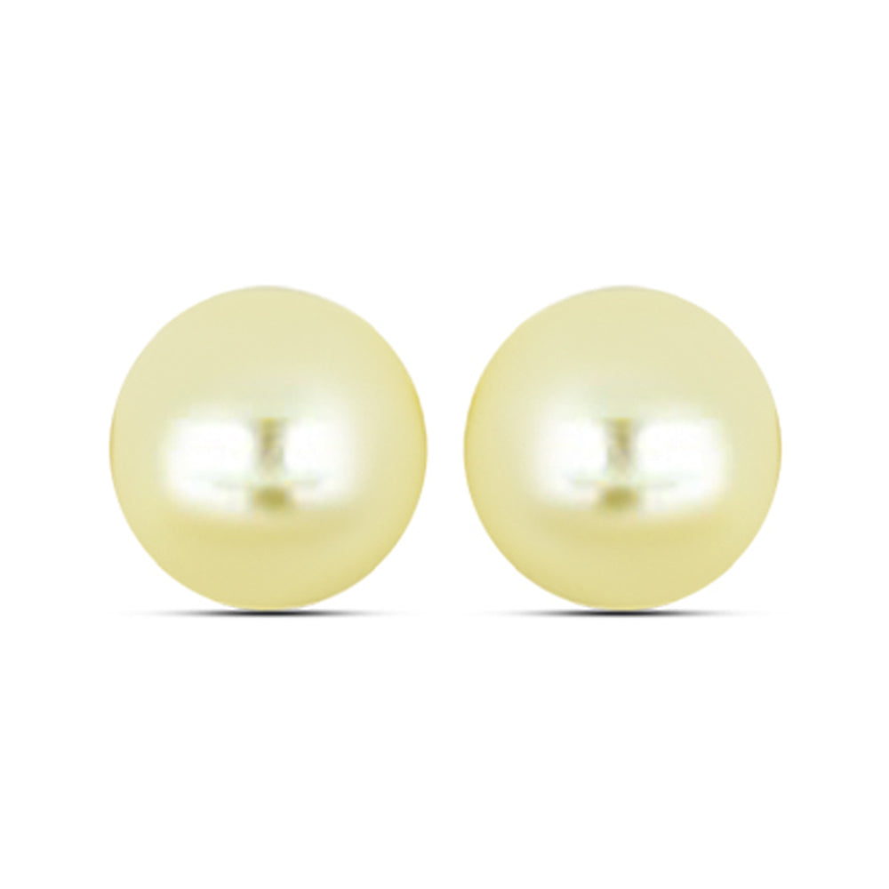 Conjunto com Pérola de Água Doce Dourada ( Colar+Brincos+Pulseira )