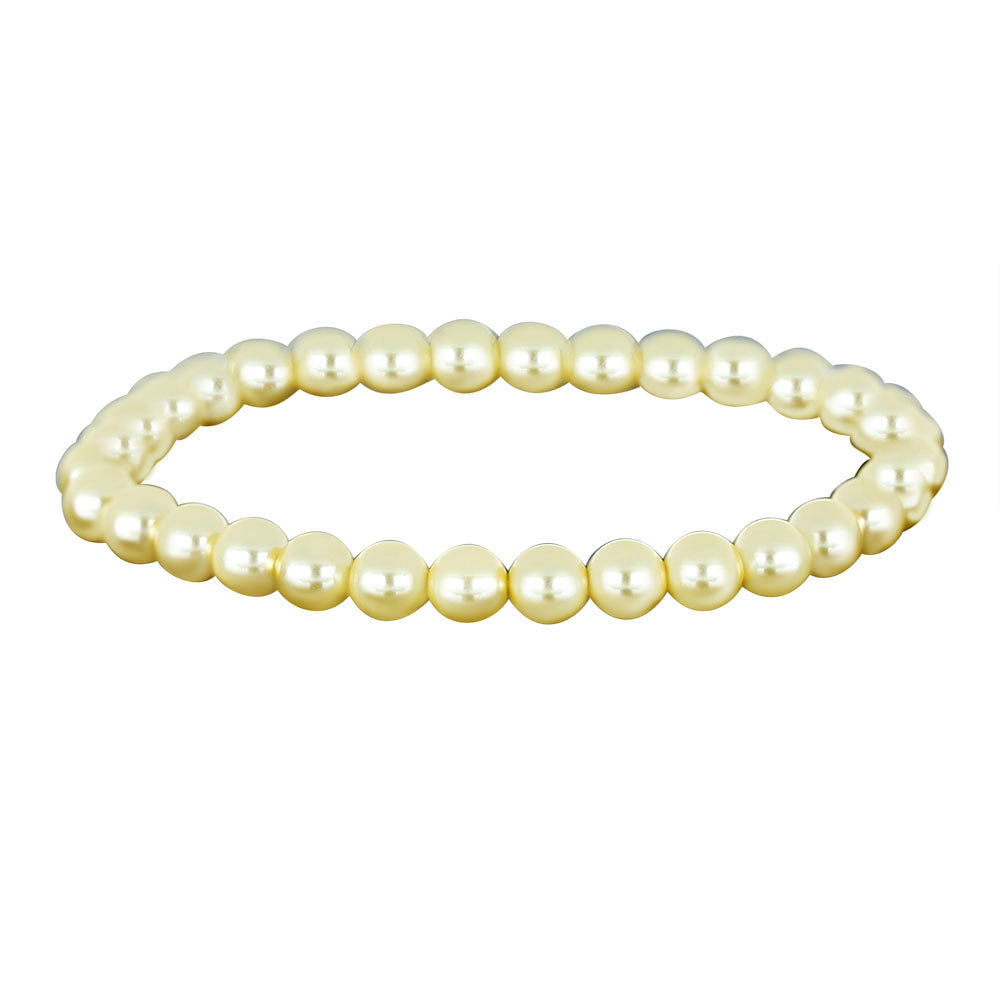 Conjunto com Pérola de Água Doce Dourada ( Colar+Brincos+Pulseira )