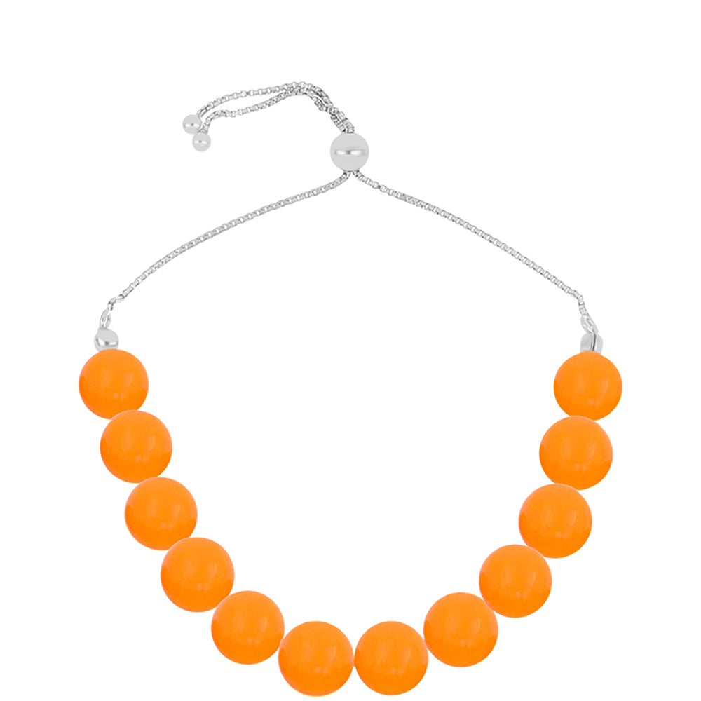 Pulseira de Prata com Jade Amarelo