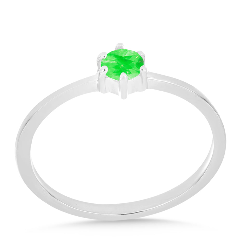 Anel de Prata com Opala Hialite 3 