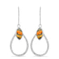 Brincos de Prata com Jaspe Bumble Bee