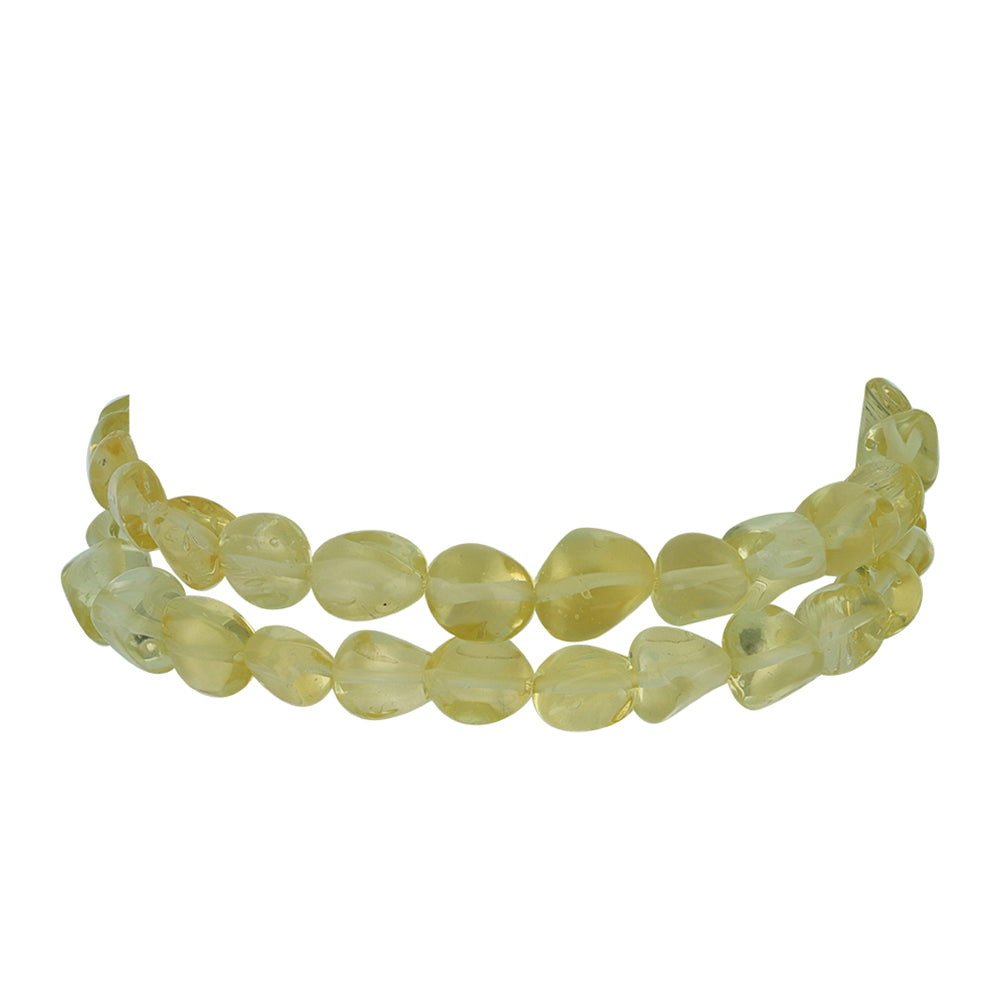 Conjunto com Topázio Cor de Limão ( Pulseira ) 2 