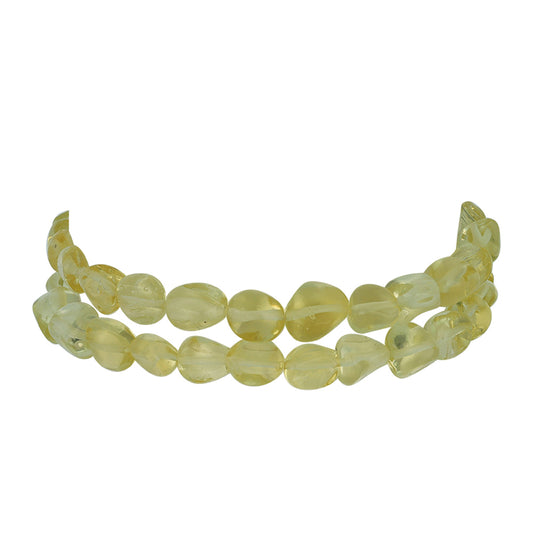 Conjunto com Topázio Cor de Limão ( Pulseira )