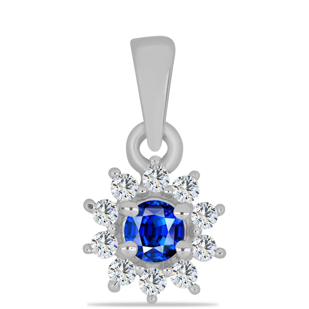 Conjunto de Prata com Rubi de Madagáscar e Esmeralda do Brasil ( Pendente )