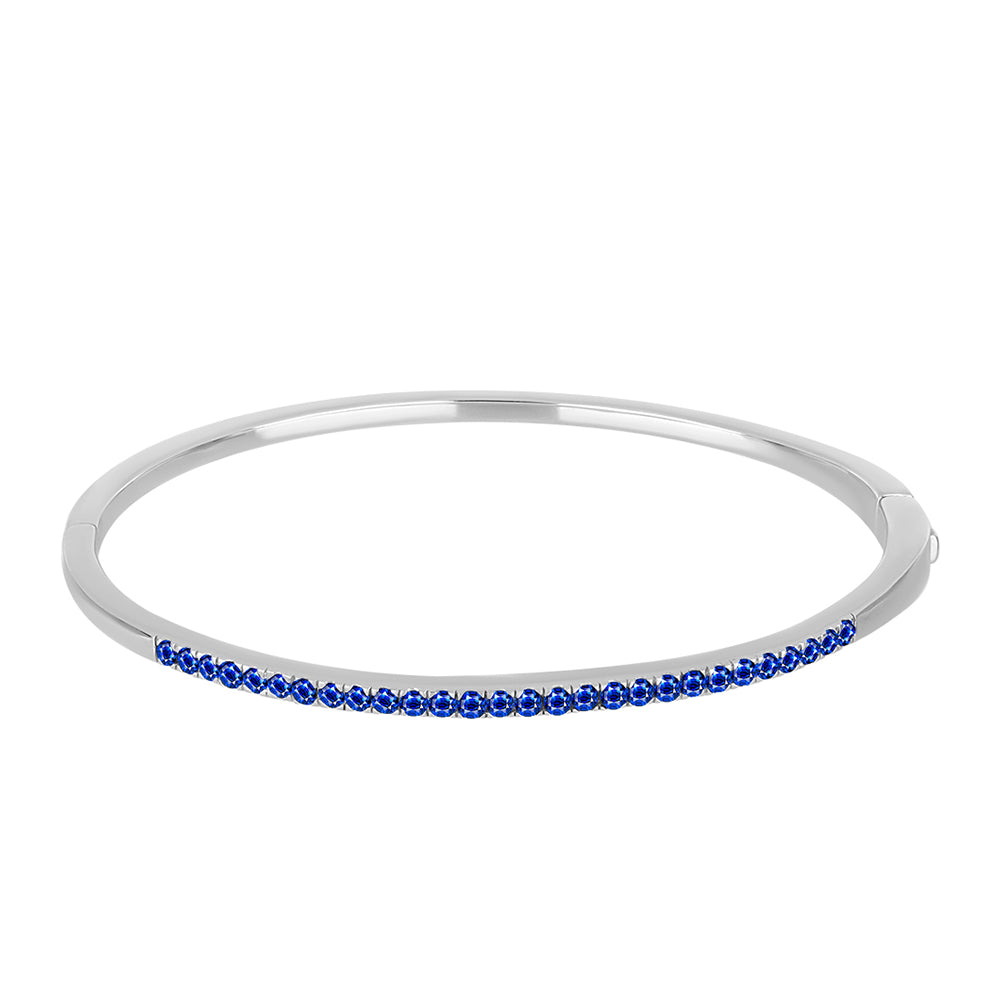 Pulseira de Prata com Safira Azul Australiana  Contraste: Cabeca de Veado (800) 2 