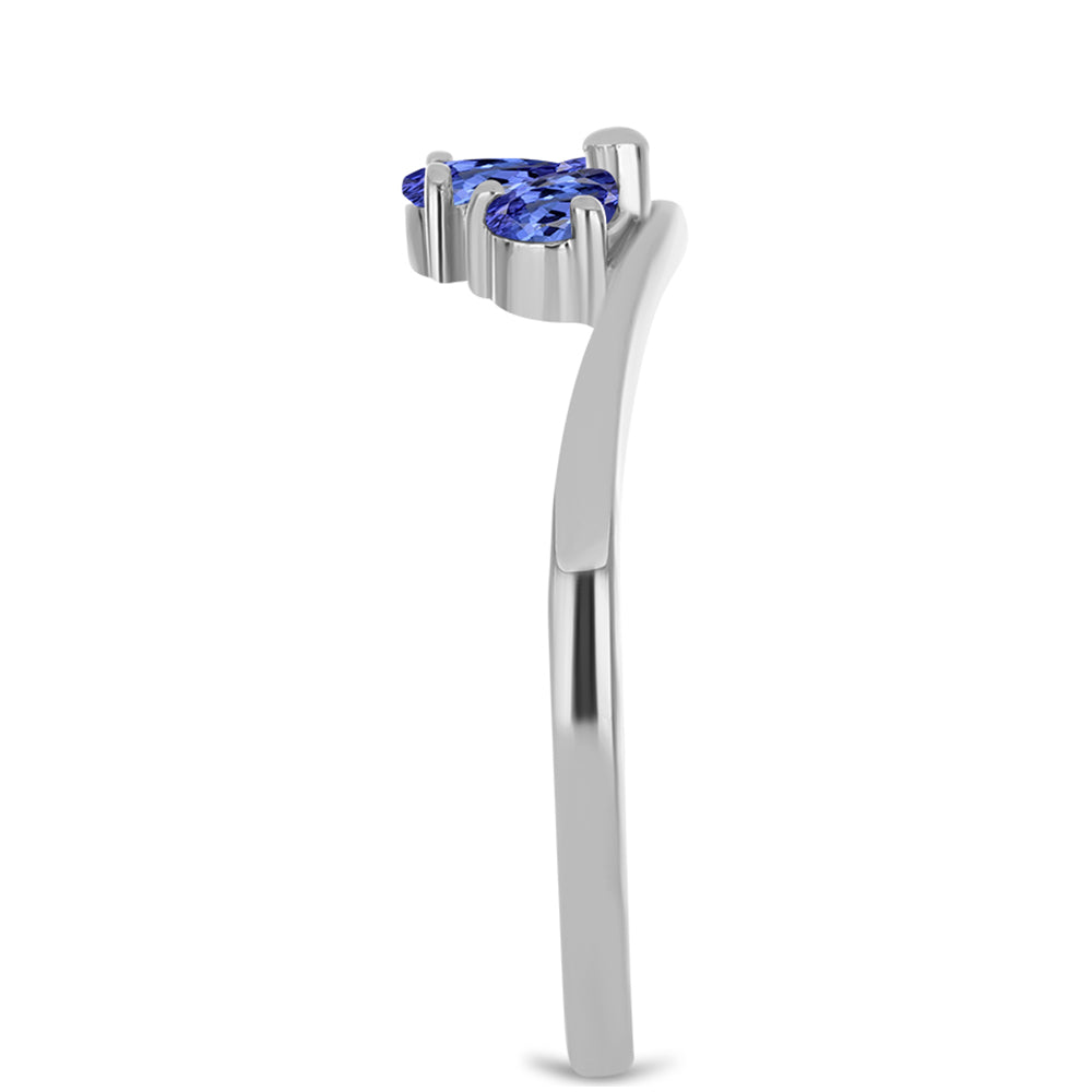 Anel de Prata com Tanzanite 4 