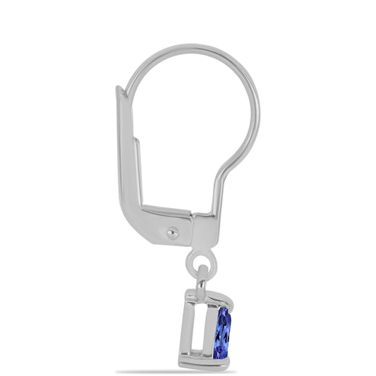 Brincos de Prata com Tanzanite
