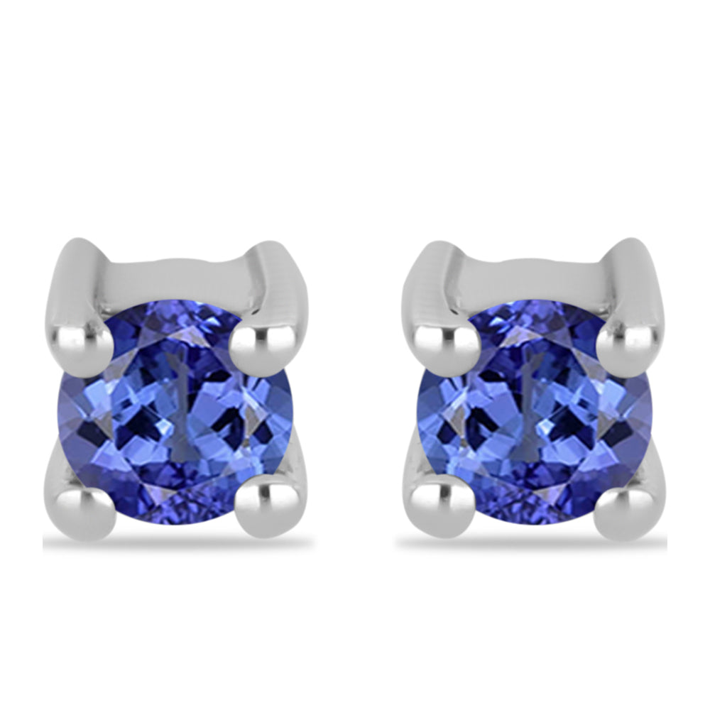 Brincos de Prata com Tanzanite 1 