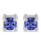 Brincos de Prata com Tanzanite