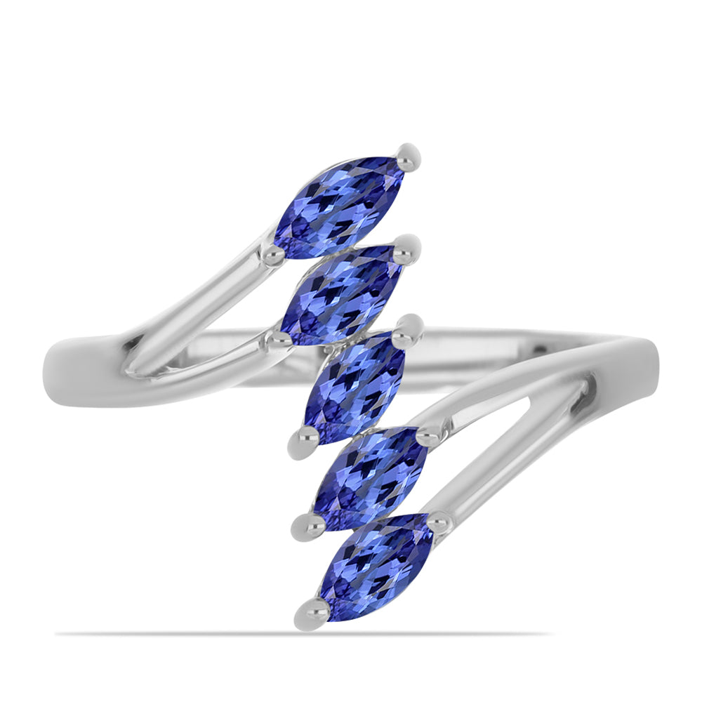 Anel de Prata com Tanzanite