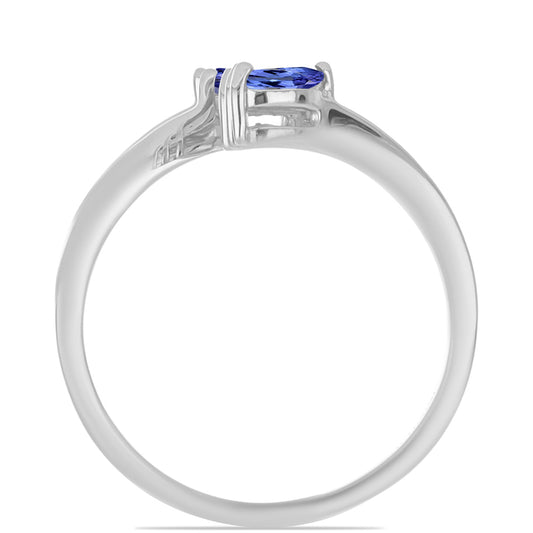 Anel de Prata com Tanzanite