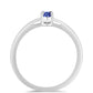 Anel de Prata com Tanzanite