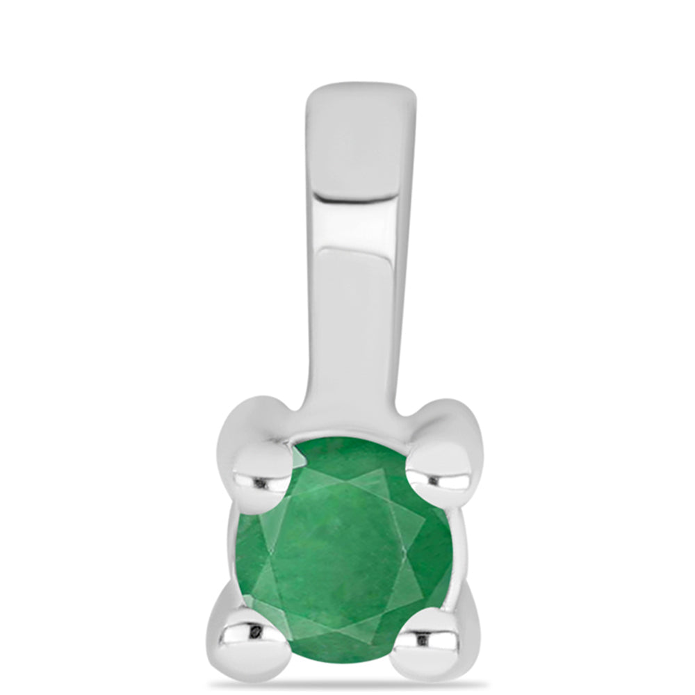 Conjunto de Prata com Esmeralda do Brasil ( Brincos+Anel+Pendente ) 3 