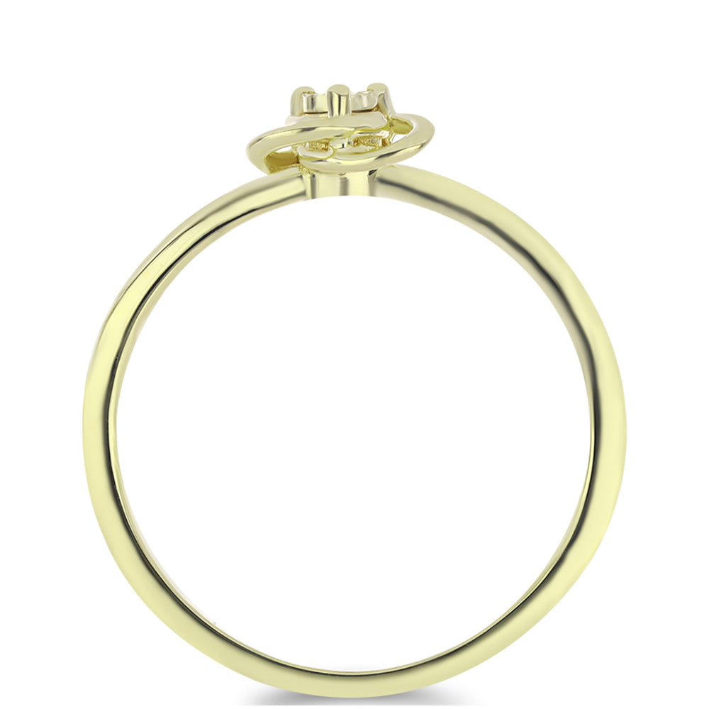 Conjunto de Prata com Banho de Ouro com Diamante Vermelho ( Brincos+Anel+Pendente )  Contraste: Cabeca de Veado (800) 6 