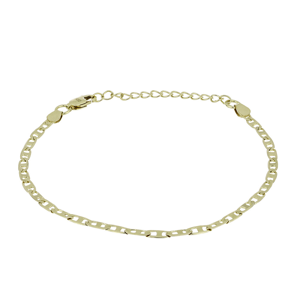 Pulseira de Prata com Banho de Ouro 1 