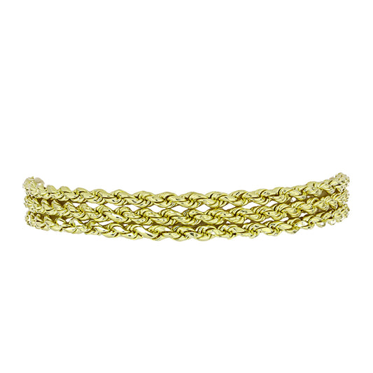 Pulseira de Prata com Banho de Ouro  Contraste: Cabeca de Veado (800)
