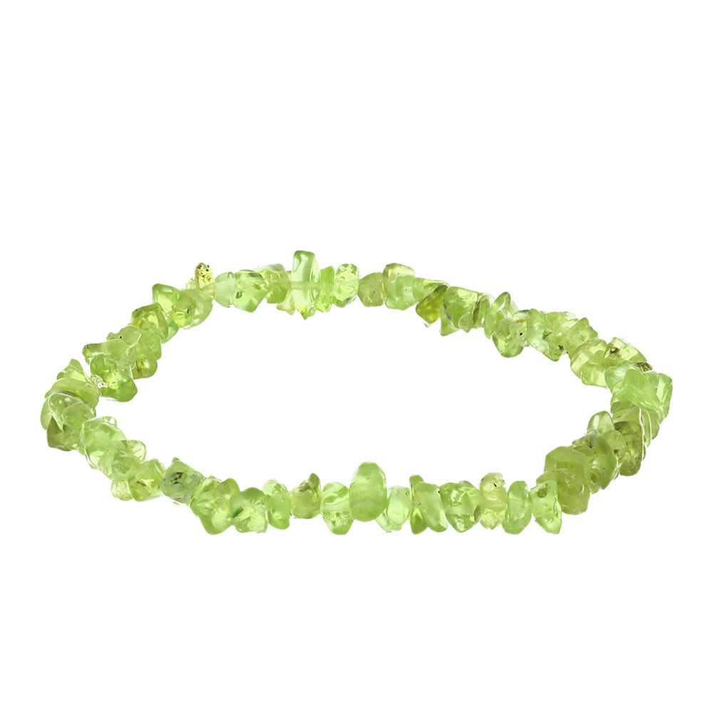 Conjunto com Peridoto de Changbai ( Colar+Pulseira ) 4 