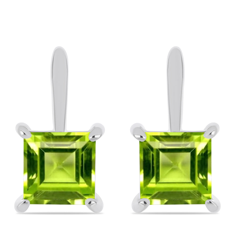 Brincos de Prata com Peridoto de Changbai 1 
