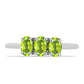 Anel de Prata com Peridoto de Changbai
