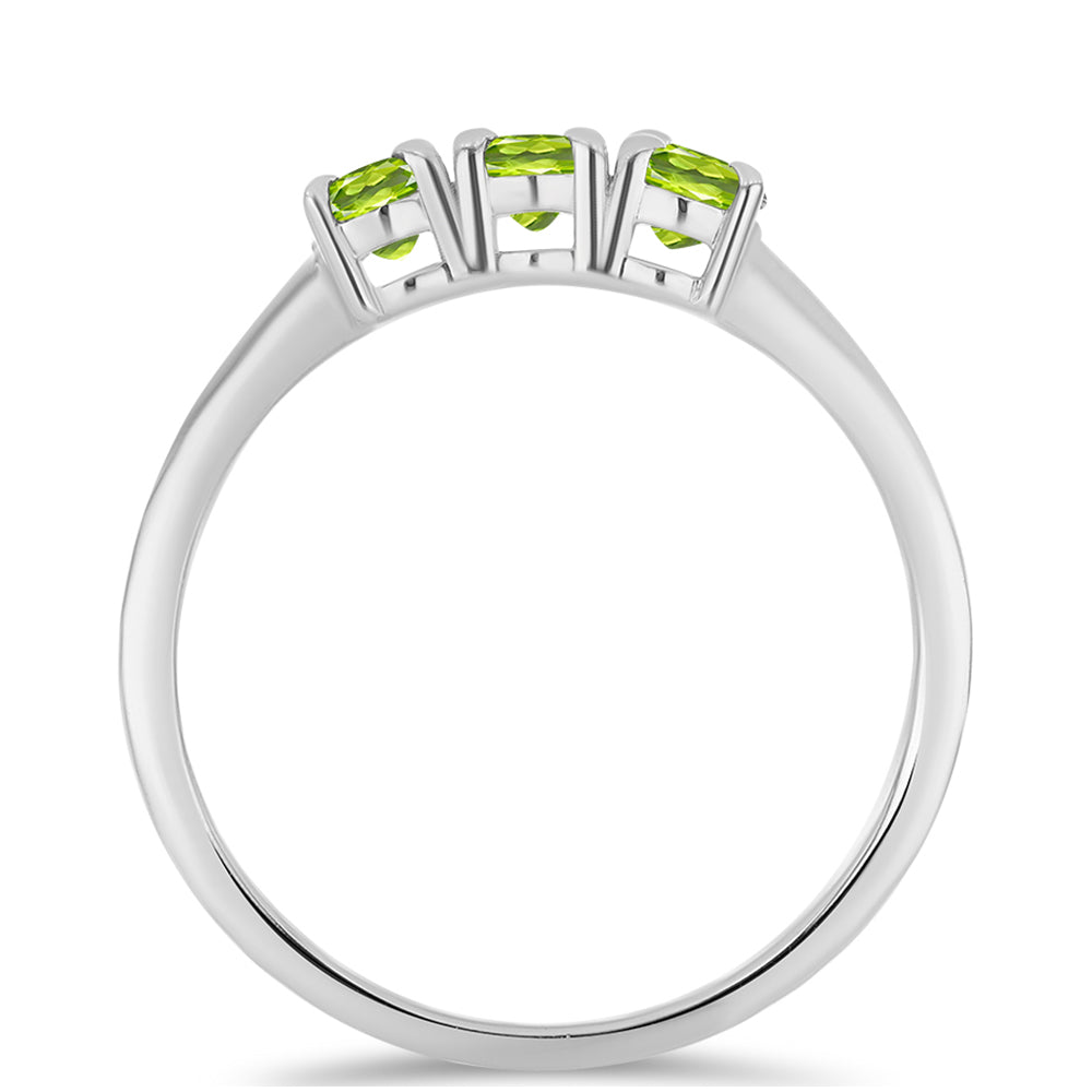 Anel de Prata com Peridoto de Changbai 3 