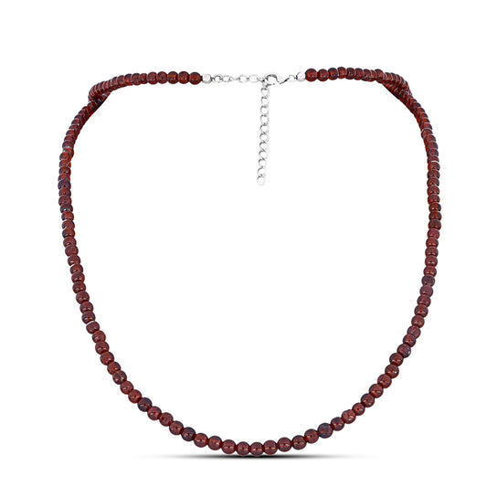 Colar de Prata com Granada de Barton