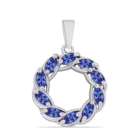 Pendente de Prata com Tanzanite