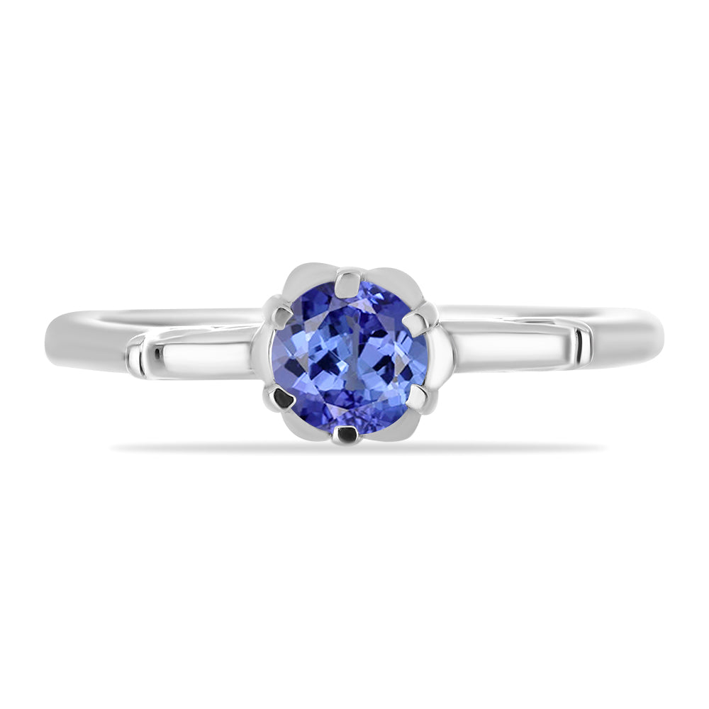 Anel de Prata com Tanzanite