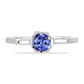 Anel de Prata com Tanzanite