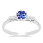 Anel de Prata com Tanzanite