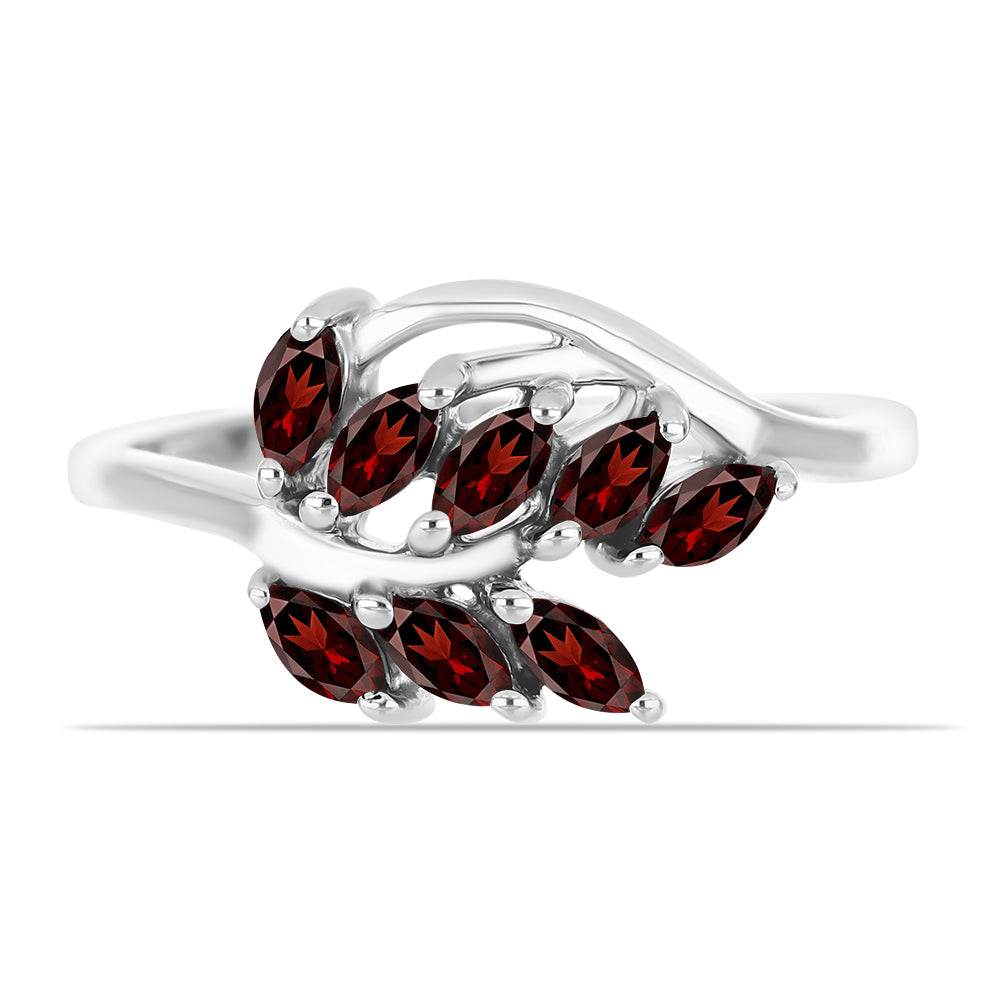 Anel de Prata com Granada de Barton 1 