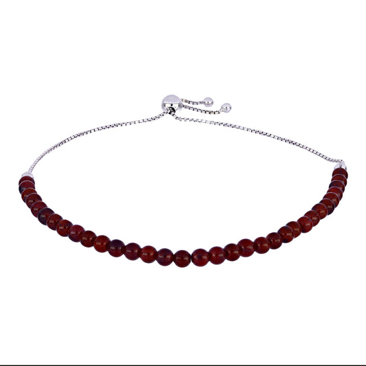 Pulseira de Prata com Granada de Barton