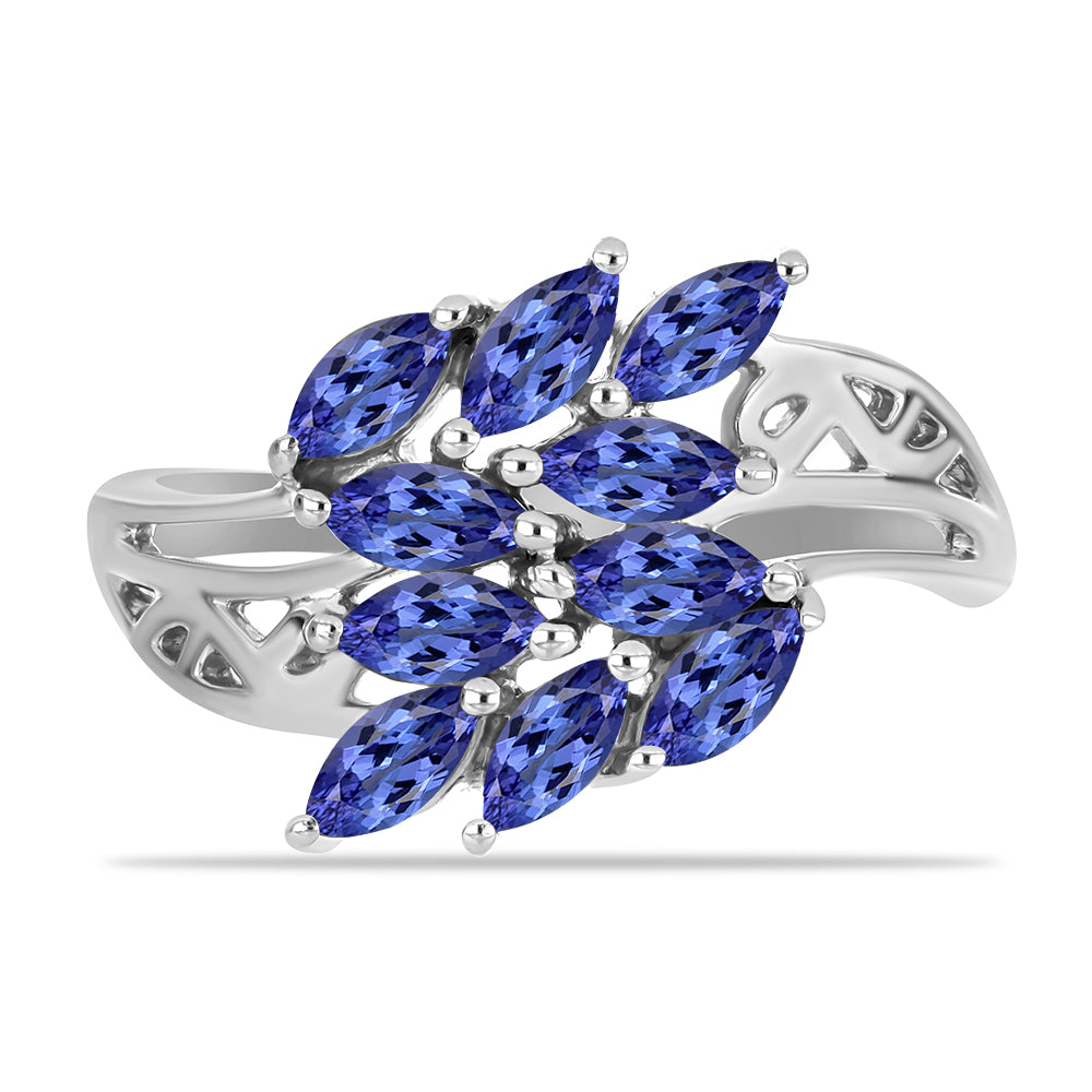 Anel de Prata com Tanzanite 1 