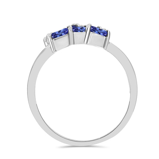 Anel de Prata com Tanzanite