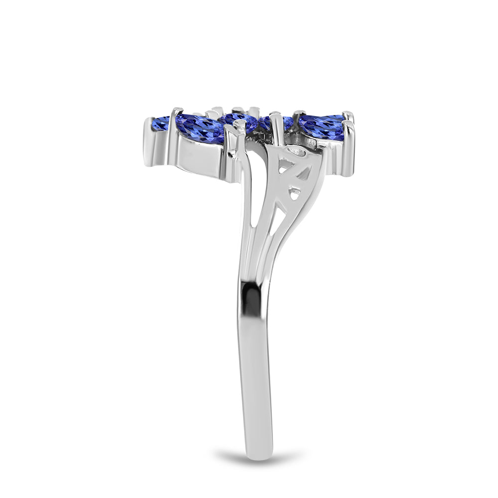 Anel de Prata com Tanzanite
