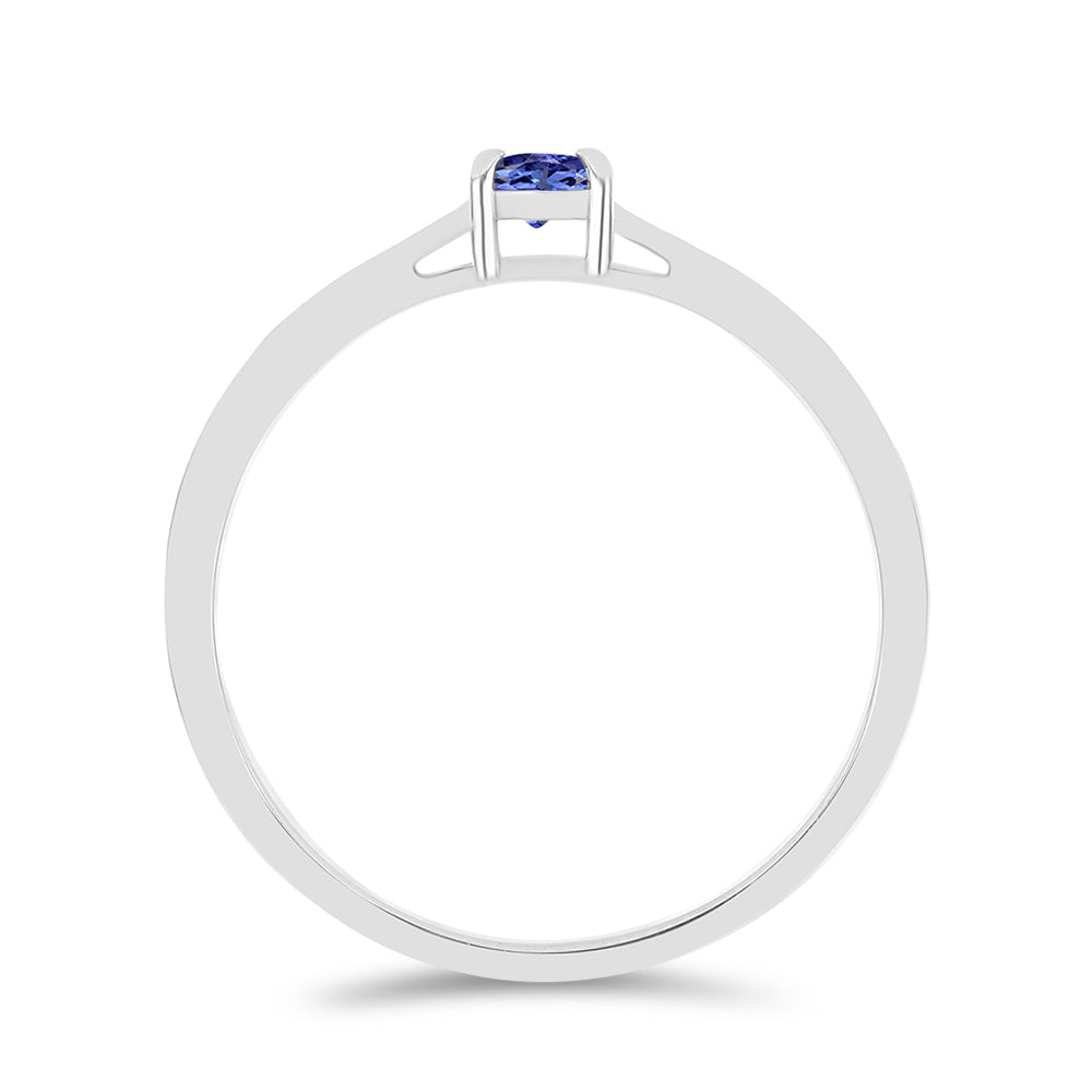 Anel de Prata com Tanzanite