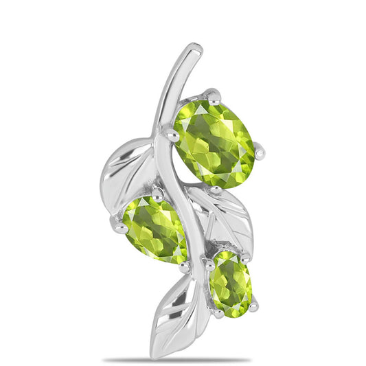 Pendente de Prata com Peridoto de Changbai