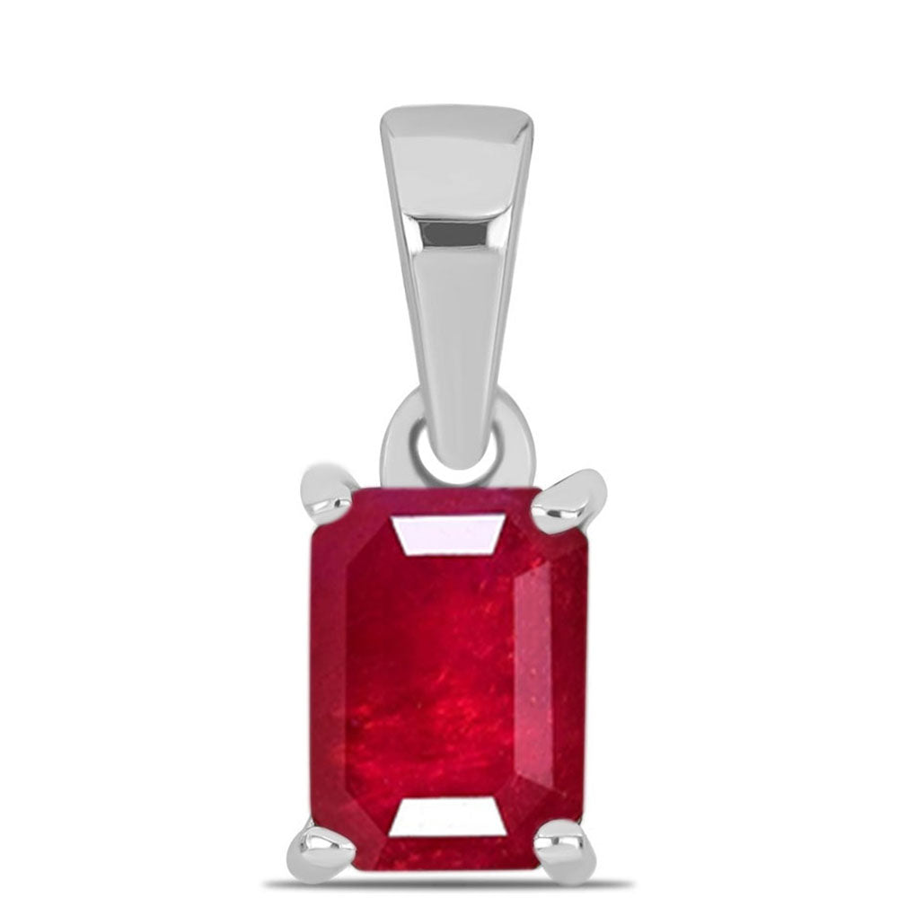 Pendente de Prata com Rubi de Madagáscar 1 