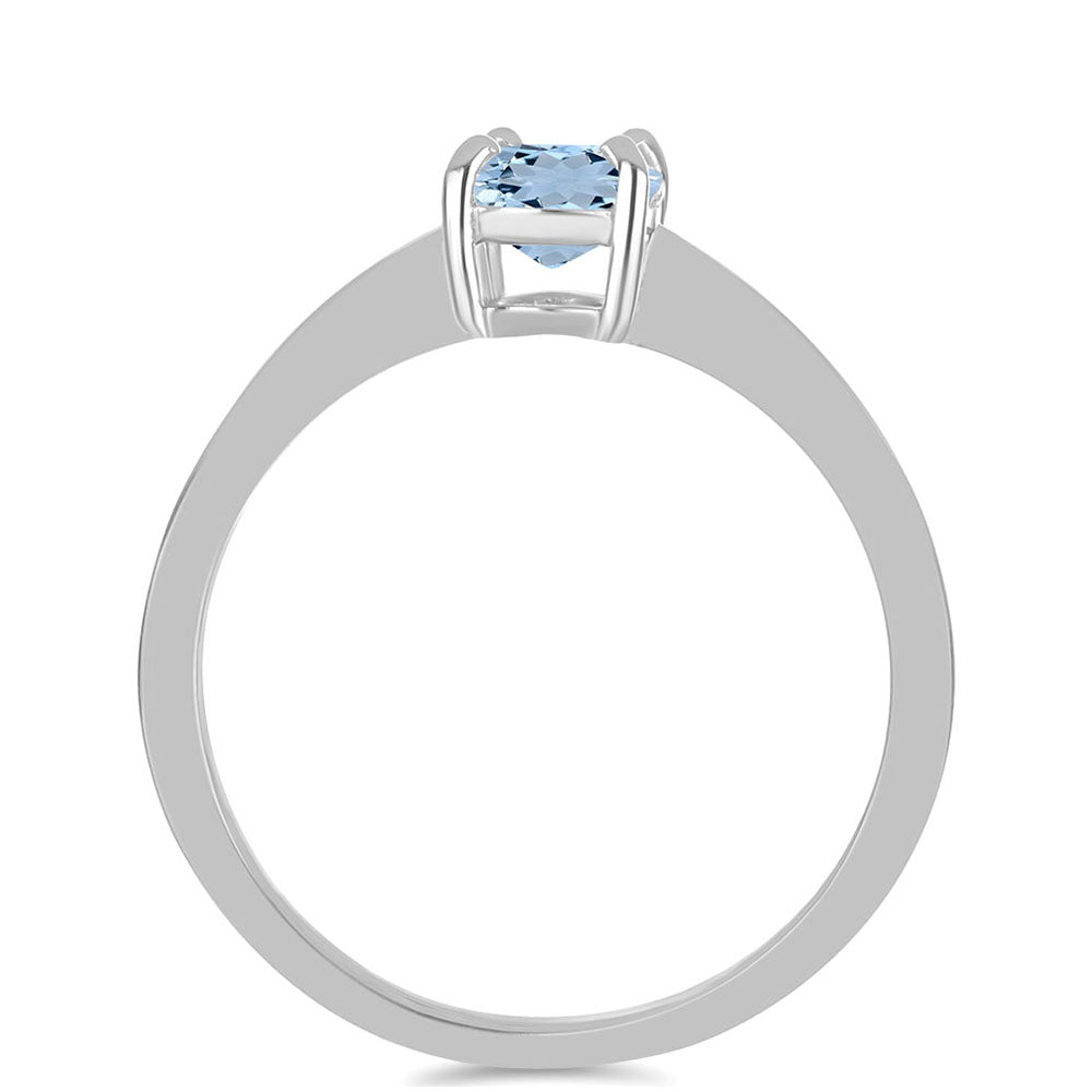 Anel de Prata com Água-marinha de Embu County 2 