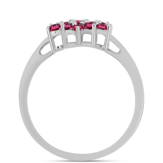 Anel de Prata com Rubelita das Minas do Cruzeiro