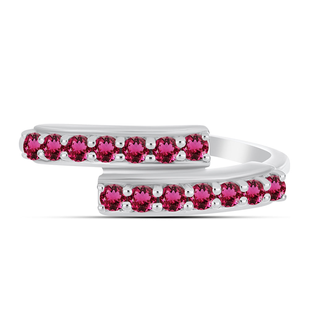 Anel de Prata com Rubelita das Minas do Cruzeiro