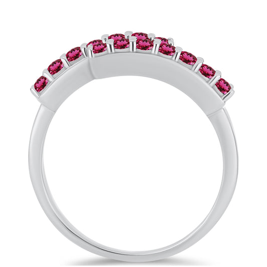 Anel de Prata com Rubelita das Minas do Cruzeiro