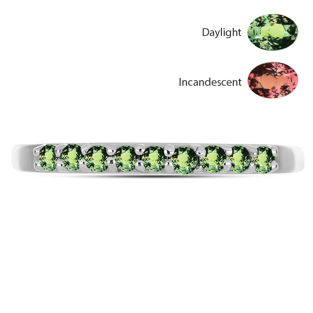 Anel de Prata com Alexandrita Natural 2 