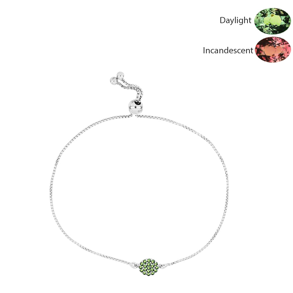 Pulseira de Prata com Alexandrita Natural 1 