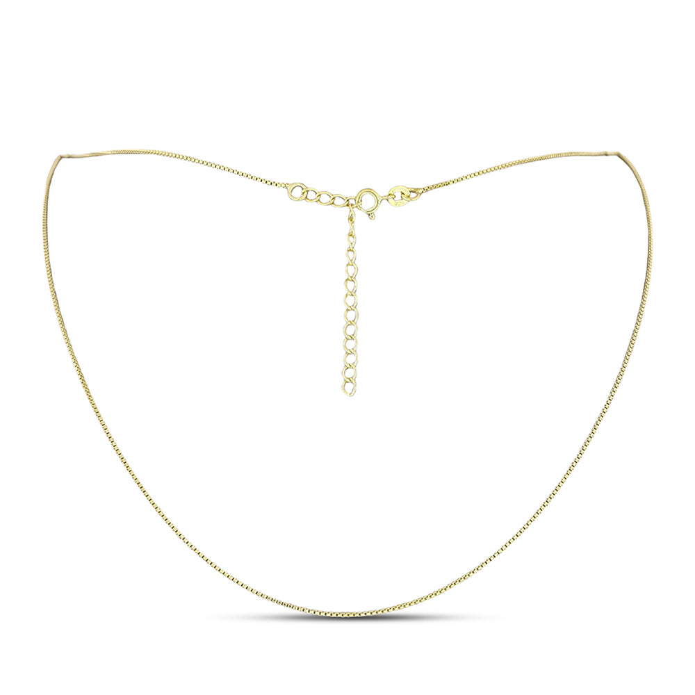 Corrente de Prata com Banho de Ouro