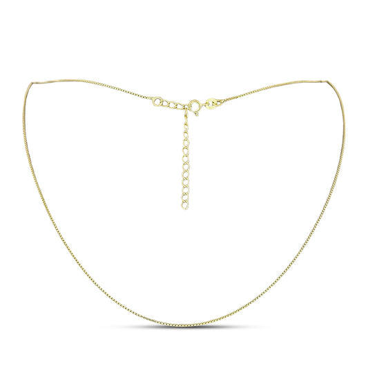 Corrente de Prata com Banho de Ouro