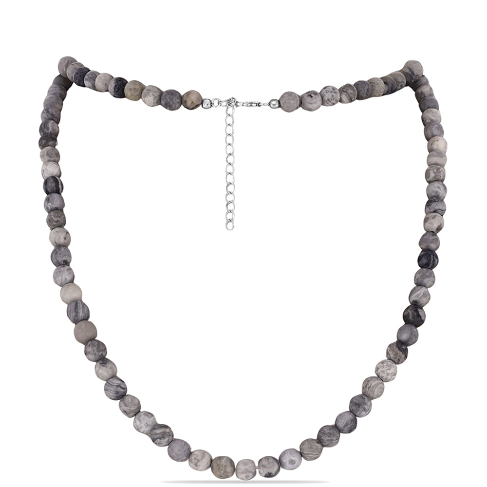 Colar de Prata com Jaspe Picasso 1 