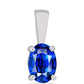 Pendente de Prata com Safira Azul Australiana